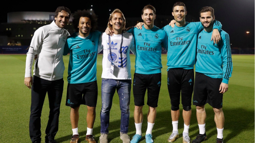 سالگادو به اردوی رئال در ابوظبی سر زد