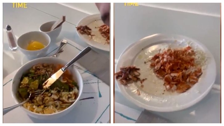 تصویری که راموس از غذاهایش بعد از تمرین منتشر کرد